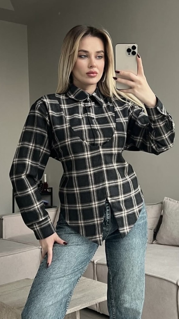 חולצה משבצות