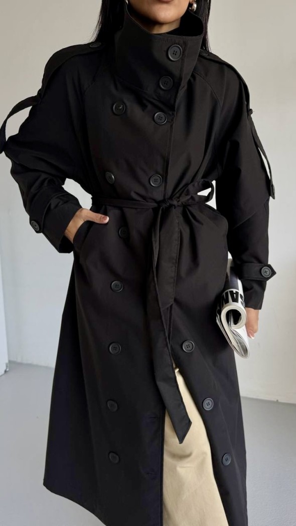 מעיל טרנץ ארוך