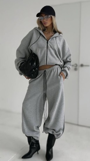 חליפת פוטר אפור 