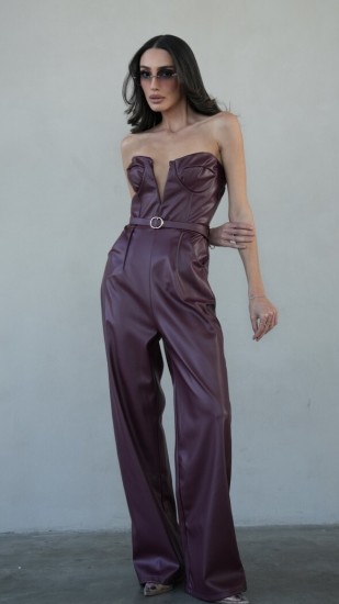 אוברול עור NY