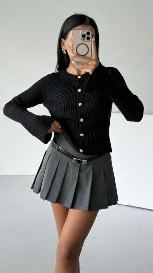 קרדיגן כפתורים לייקרה