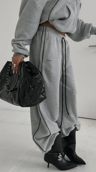 חליפת פוטר אפור 